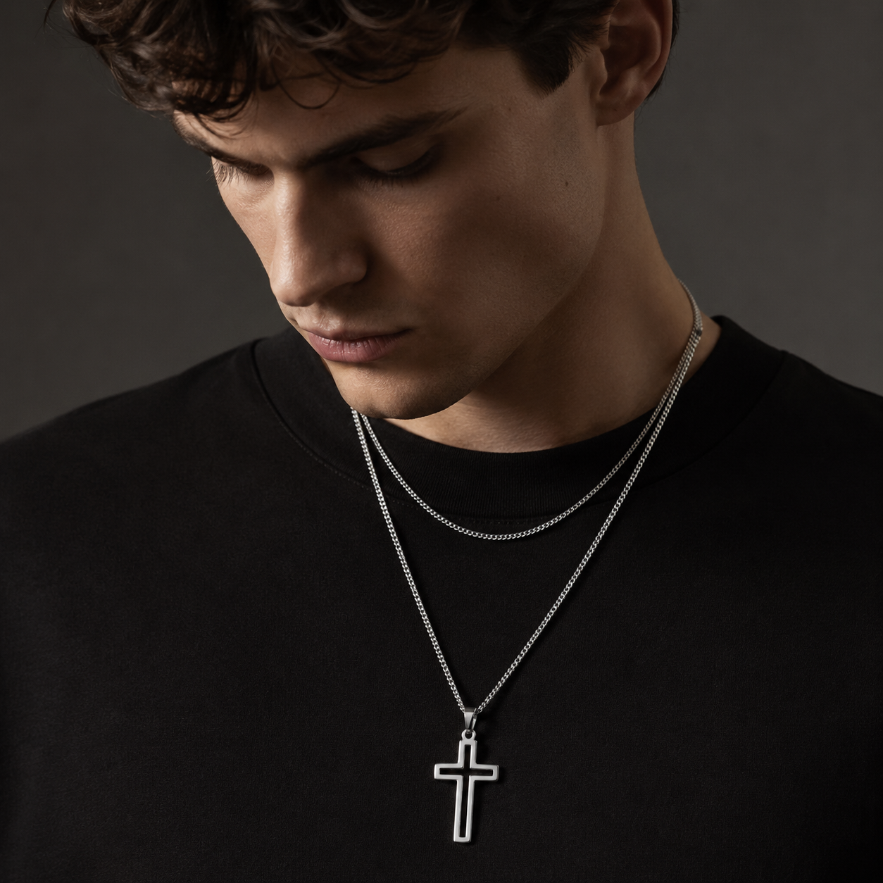 PLNDSKI Cross Necklace v4.0 - Silver