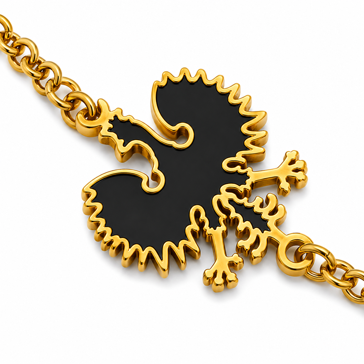 Poland Quartz Bracelet - Gold/Black