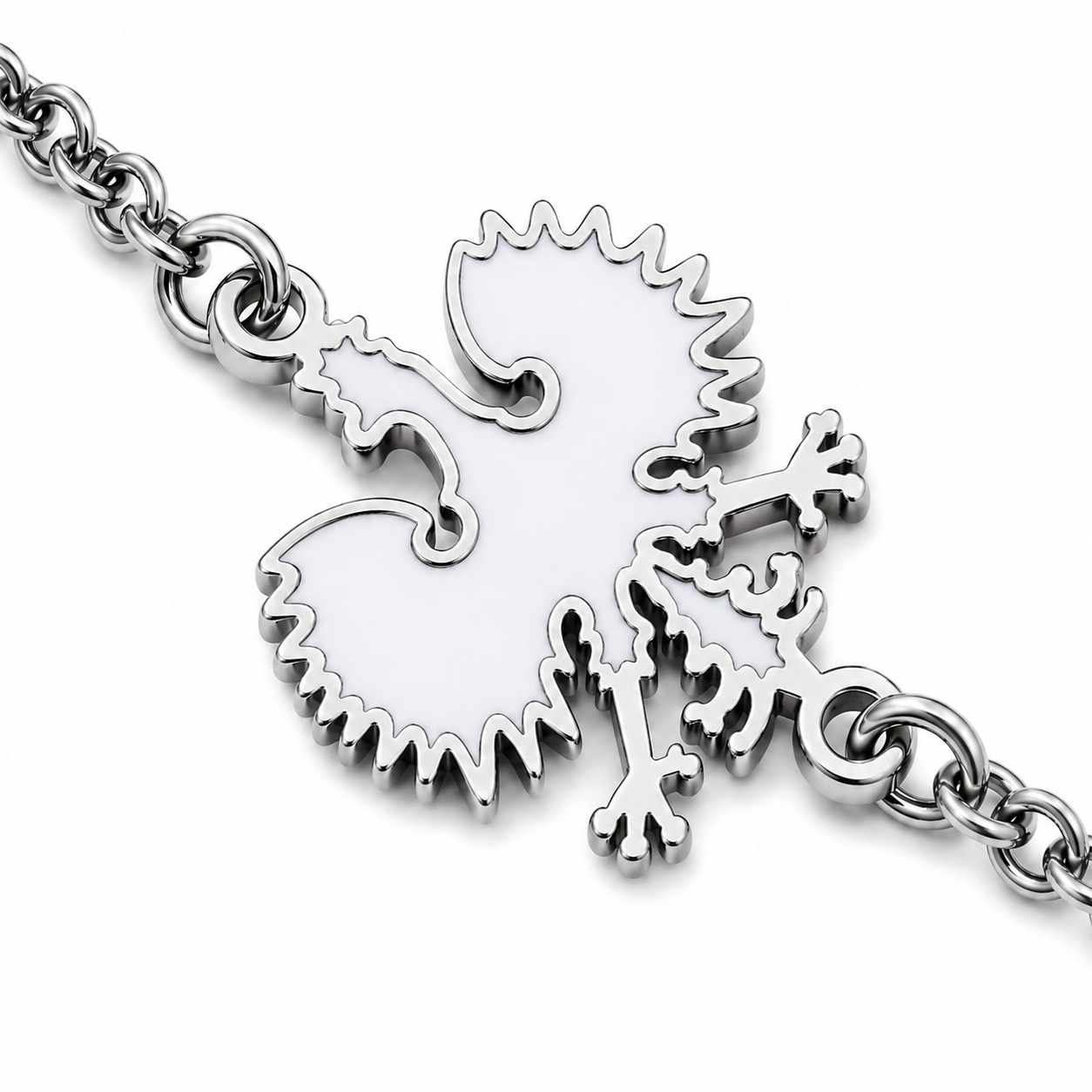 Poland Quartz Bracelet - Silver/White