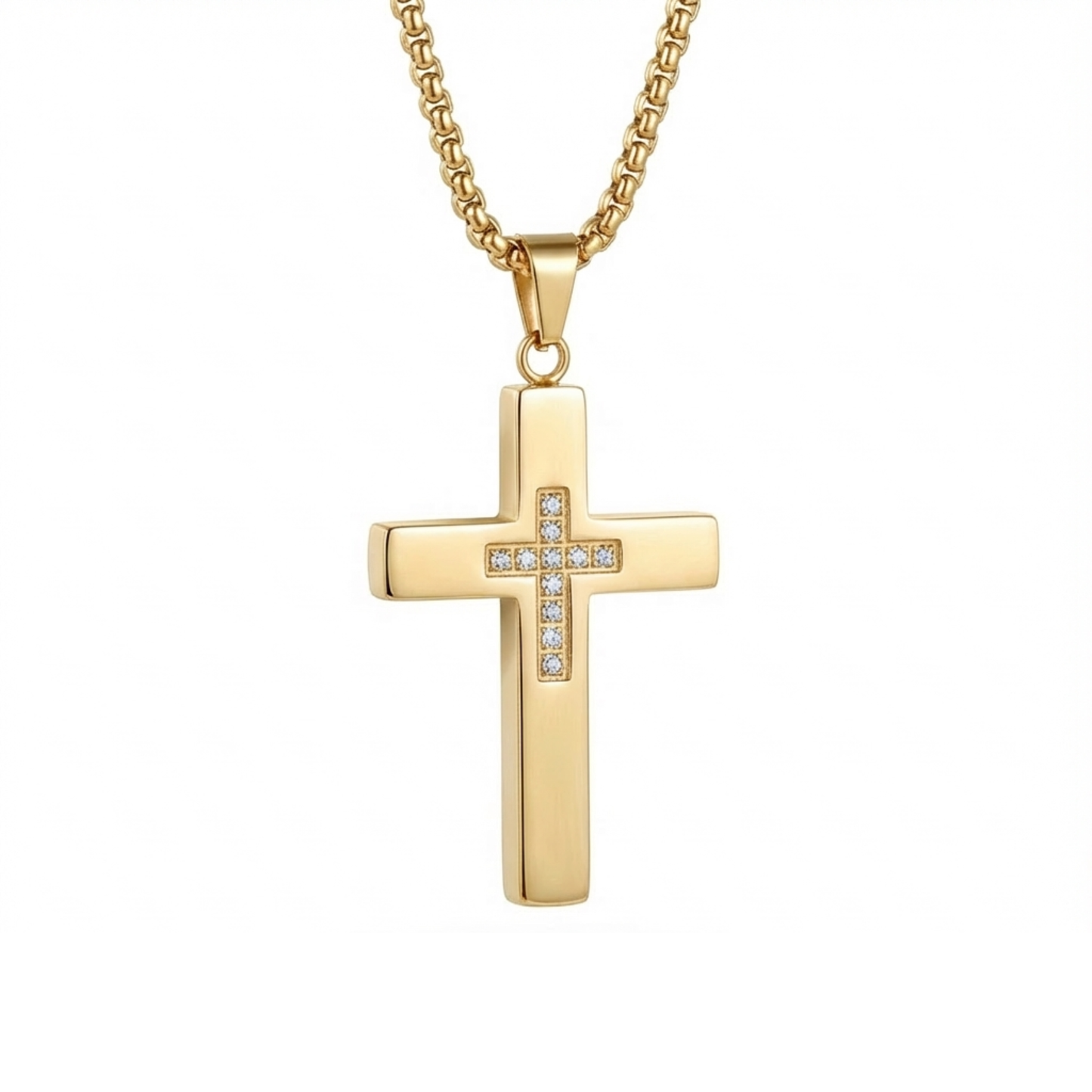PLNDSKI Cross Necklace v3.0 - Gold