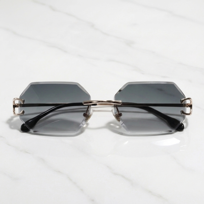 PLNDSKI Crystals Sunglasses - Black
