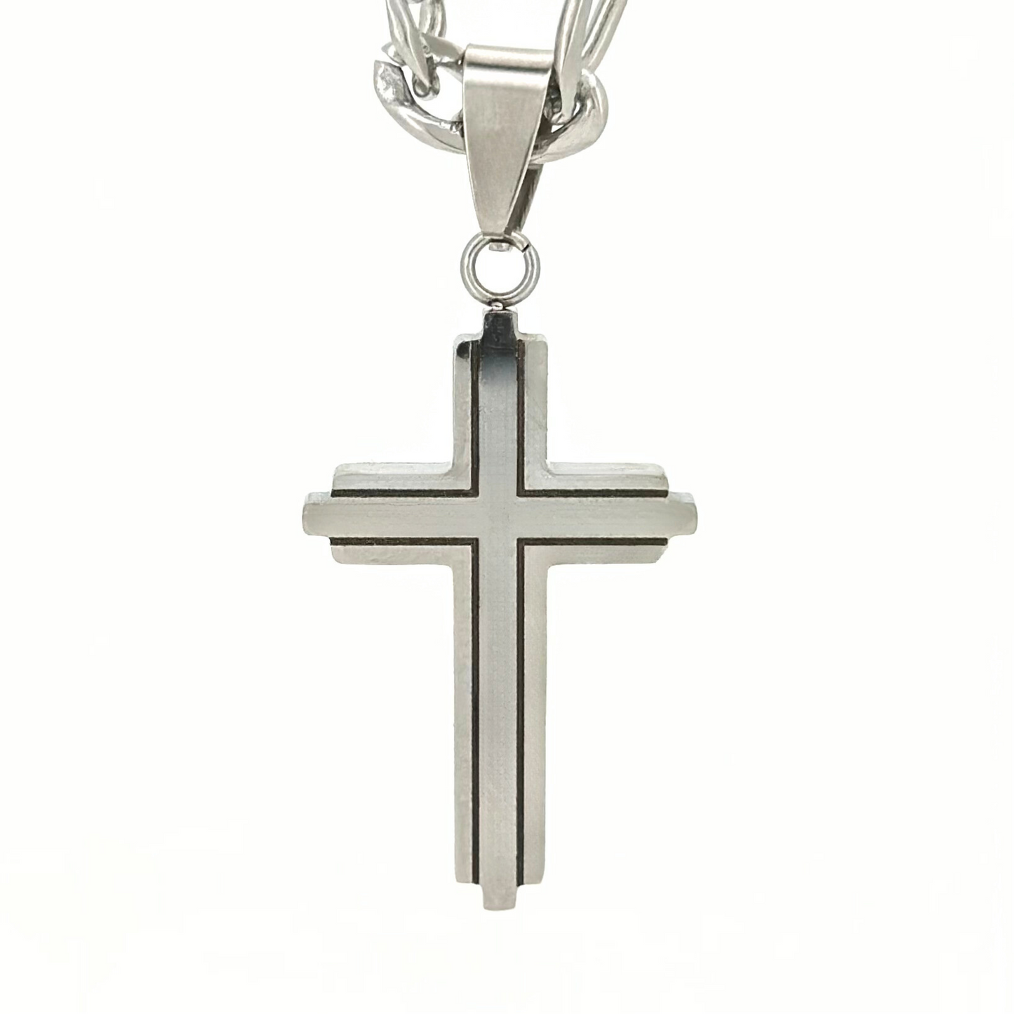 PLNDSKI Cross Necklace v2.0 - Silver