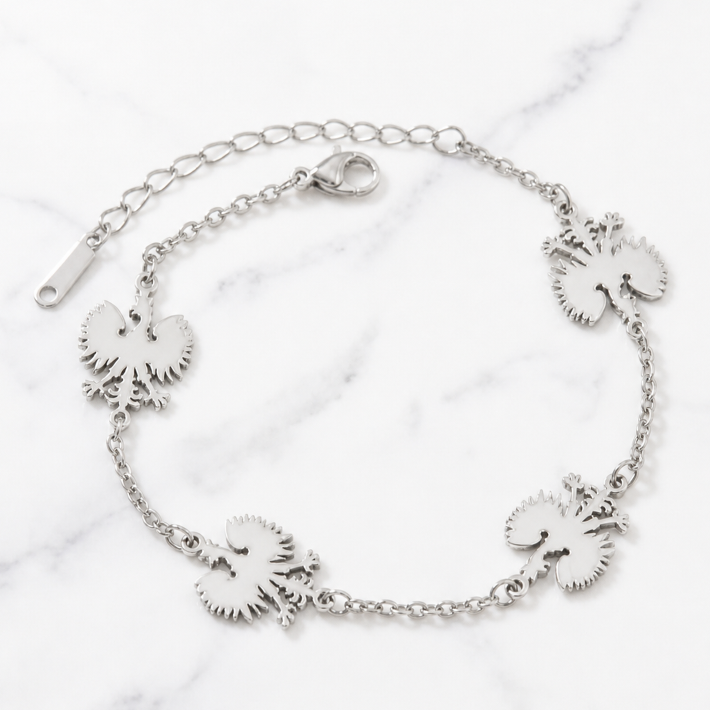Poland Quartz Bracelet - Silver/White