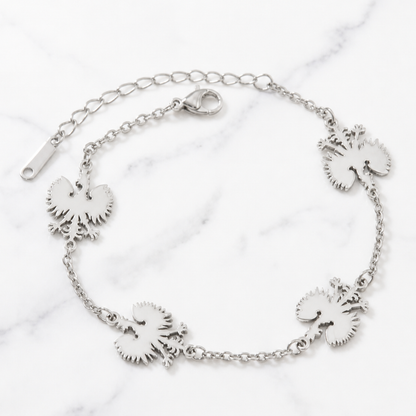 Poland Quartz Bracelet - Silver/White