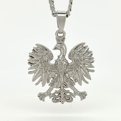 PLNDSKI Mini Eagle Pendant Necklace - Silver