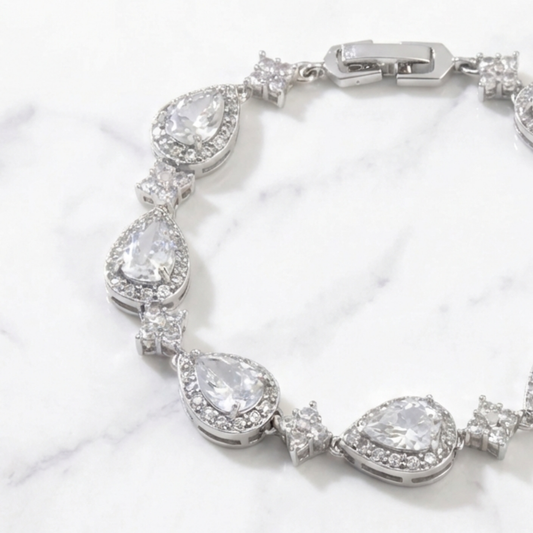 Crystal Tears - Silver