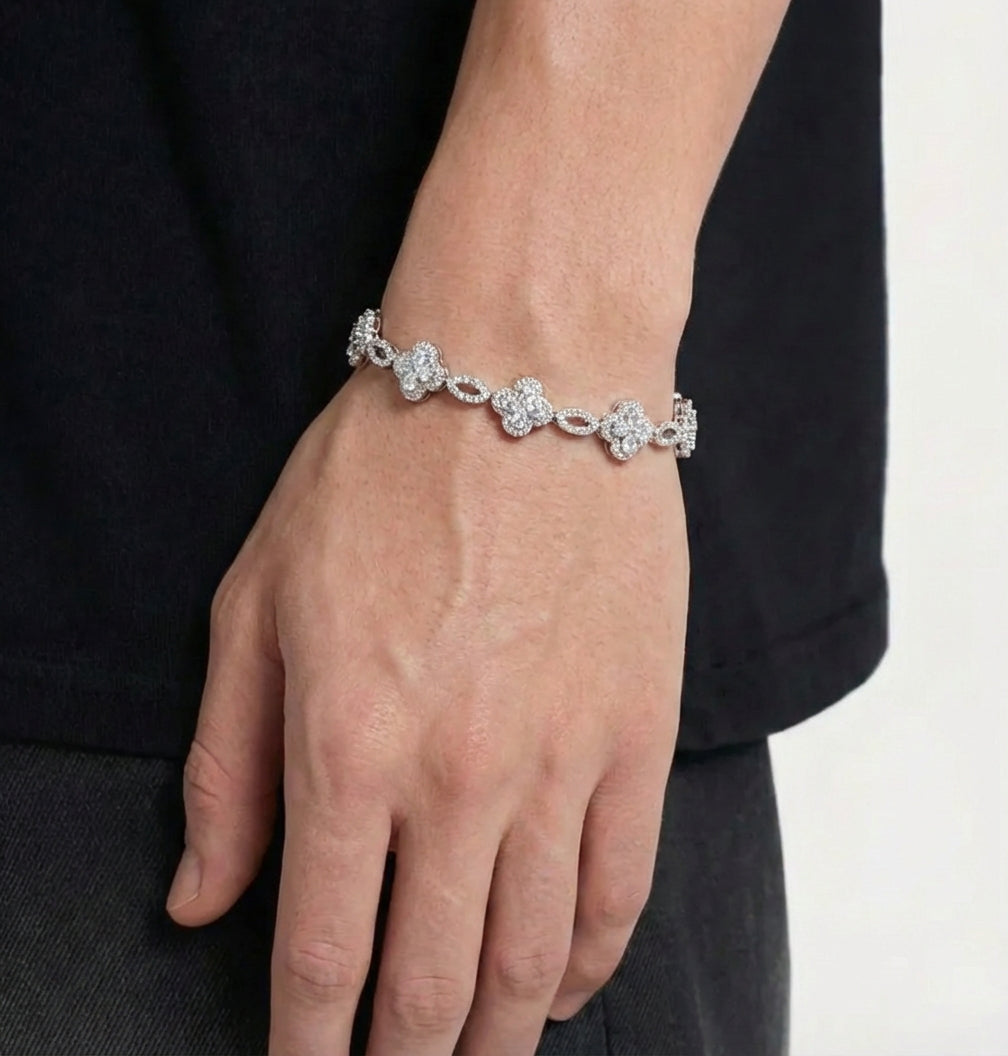 Clover Bracelet - Silver