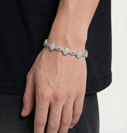 Clover Bracelet - Silver