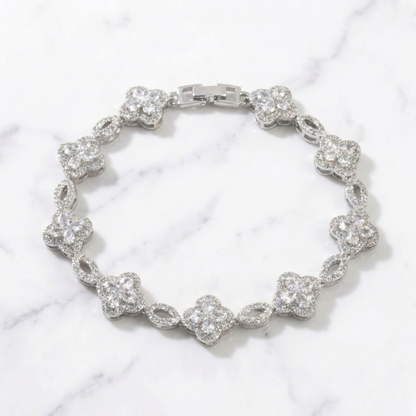 Clover Bracelet - Silver