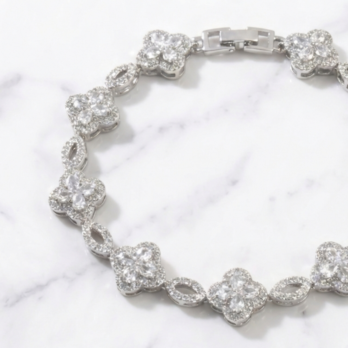 Clover Bracelet - Silver