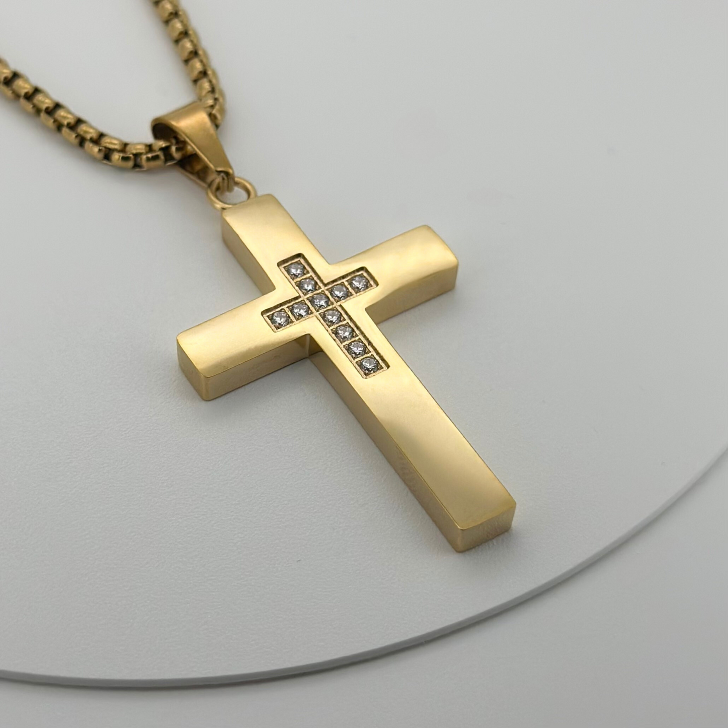PLNDSKI Cross Necklace v3.0 - Gold