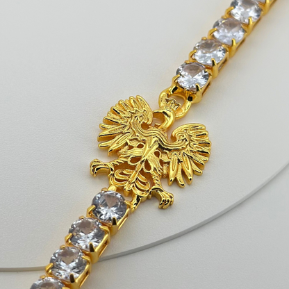 PLNDSKI Eagle Tennis Bracelet - Gold