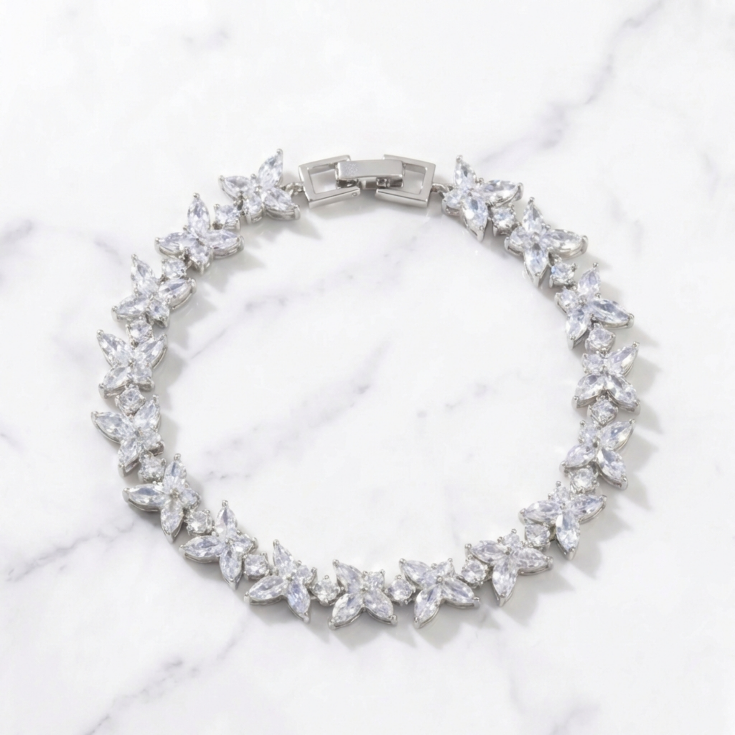 Frost Link Bracelet - Silver