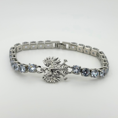 PLNDSKI Eagle Tennis Bracelet - Silver