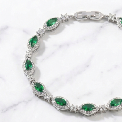 Snakes Eye Bracelet - Green