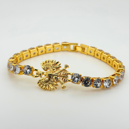 PLNDSKI Eagle Tennis Bracelet - Gold