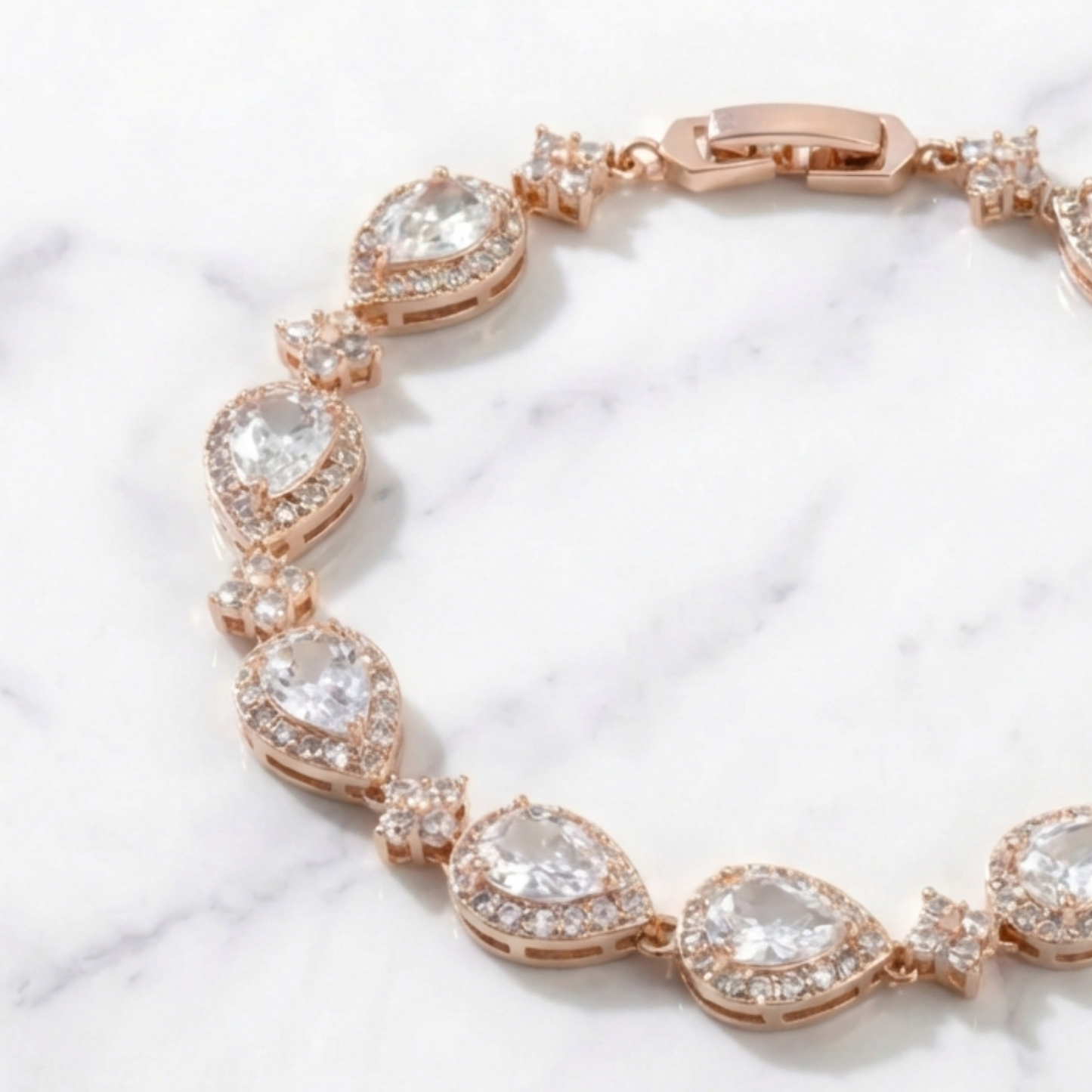 Crystal Tears - Rose Gold