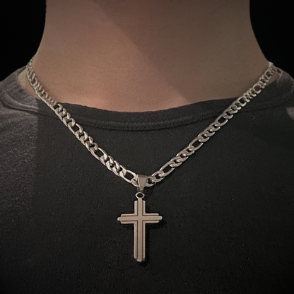 PLNDSKI Cross Necklace v2.0 - Silver