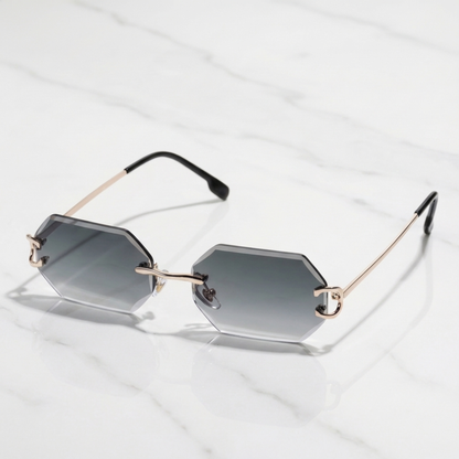 PLNDSKI Crystals Sunglasses - Black