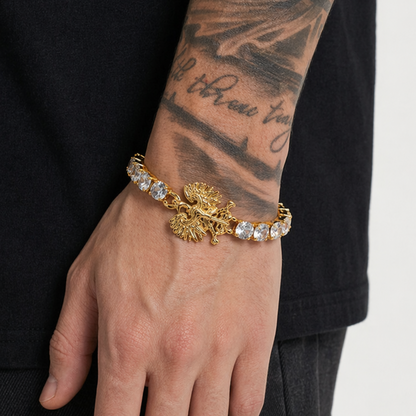 Poland Eagle Tennis Bracelet - Gold