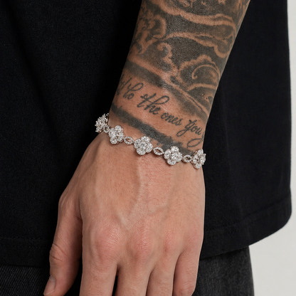 Clover Bracelet - Silver
