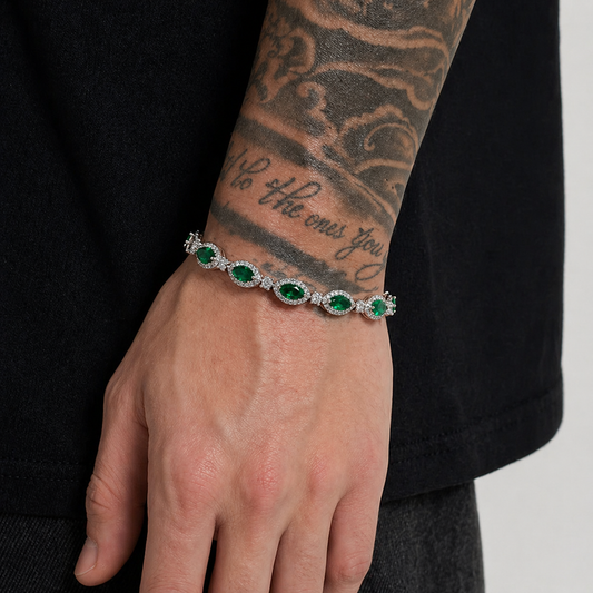 Snakes Eye Bracelet - Green