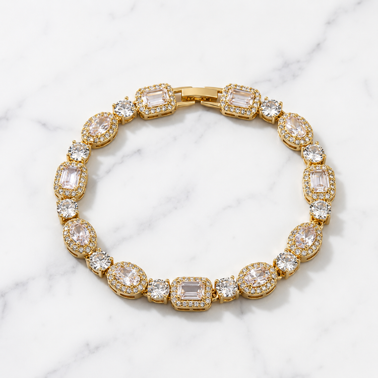 Arctic Stones Bracelet - Gold