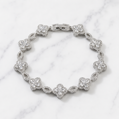 Clover Bracelet - Silver