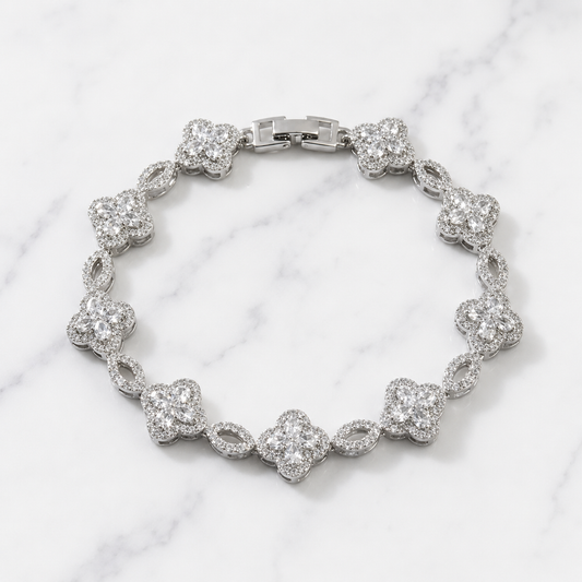 Clover Bracelet - Silver
