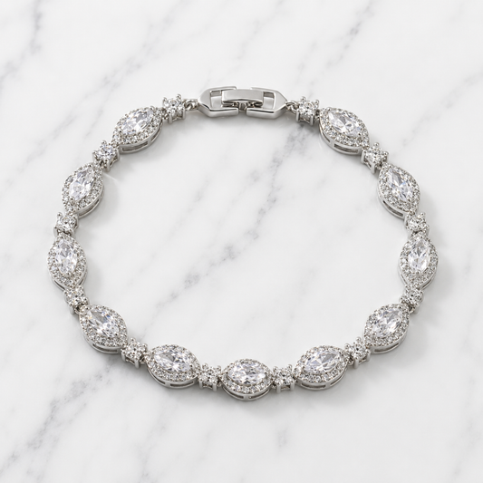 Snakes Eye Bracelet - Silver