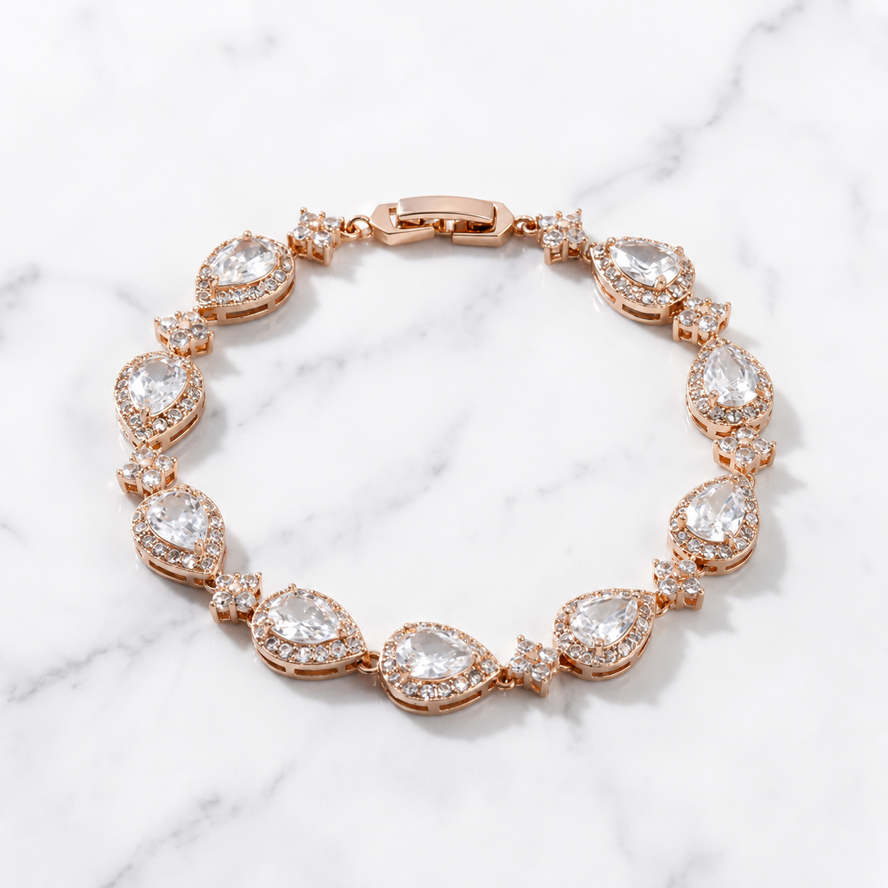 Crystal Tears - Rose Gold