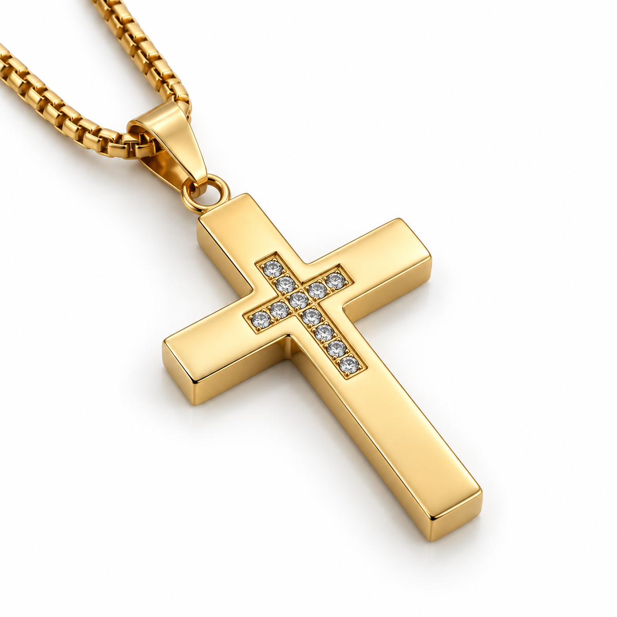 PLNDSKI Cross Necklace v3.0 - Gold