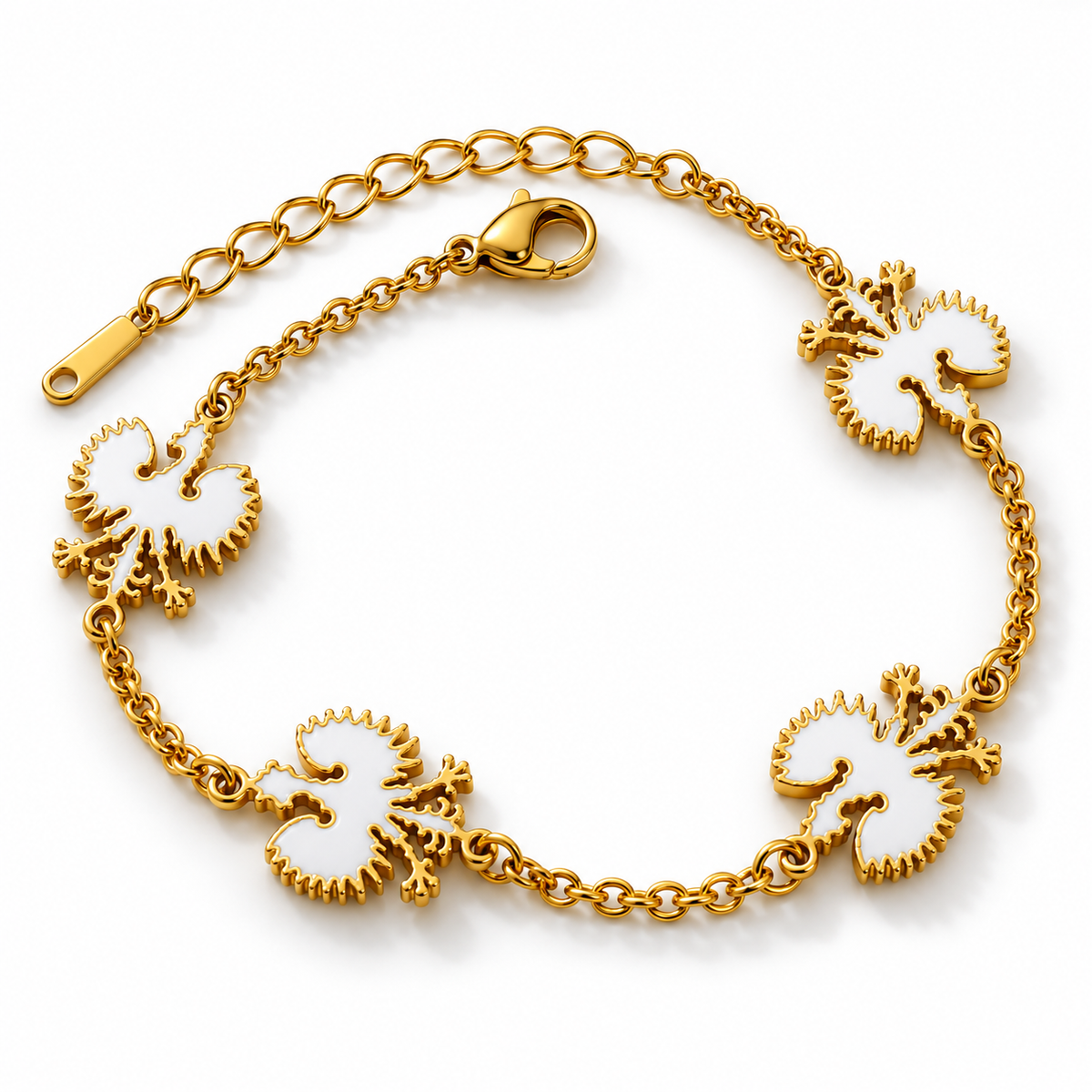Poland Quartz Bracelet - Gold/White