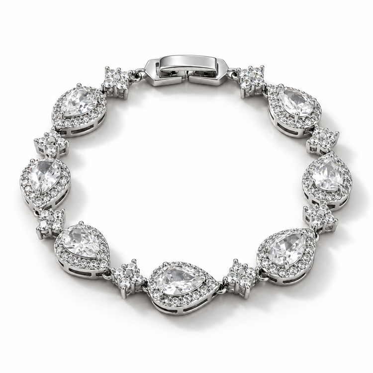 Crystal Tears - Silver