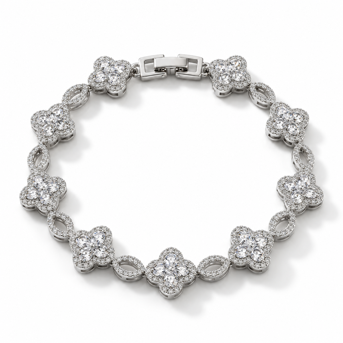 Clover Bracelet - Silver