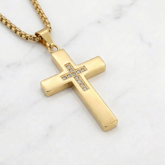 PLNDSKI Cross Necklace v3.0 - Gold