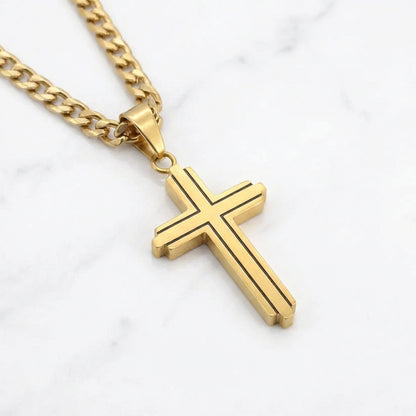 PLNDSKI Cross Necklace v2.0 - Gold