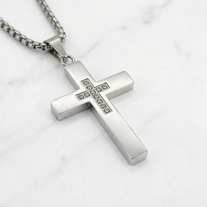 PLNDSKI Cross Necklace v3.0 - Silver