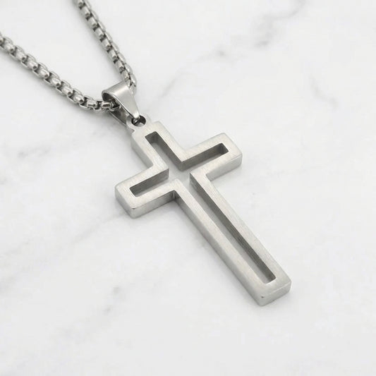 PLNDSKI Cross Necklace v4.0 - Silver