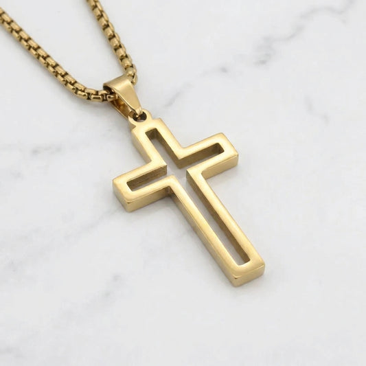 PLNDSKI Cross Necklace v4.0 -Gold