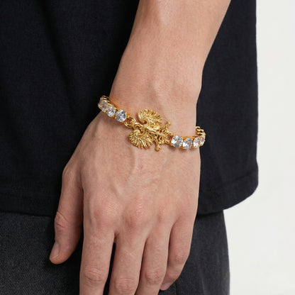 PLNDSKI Eagle Tennis Bracelet - Gold