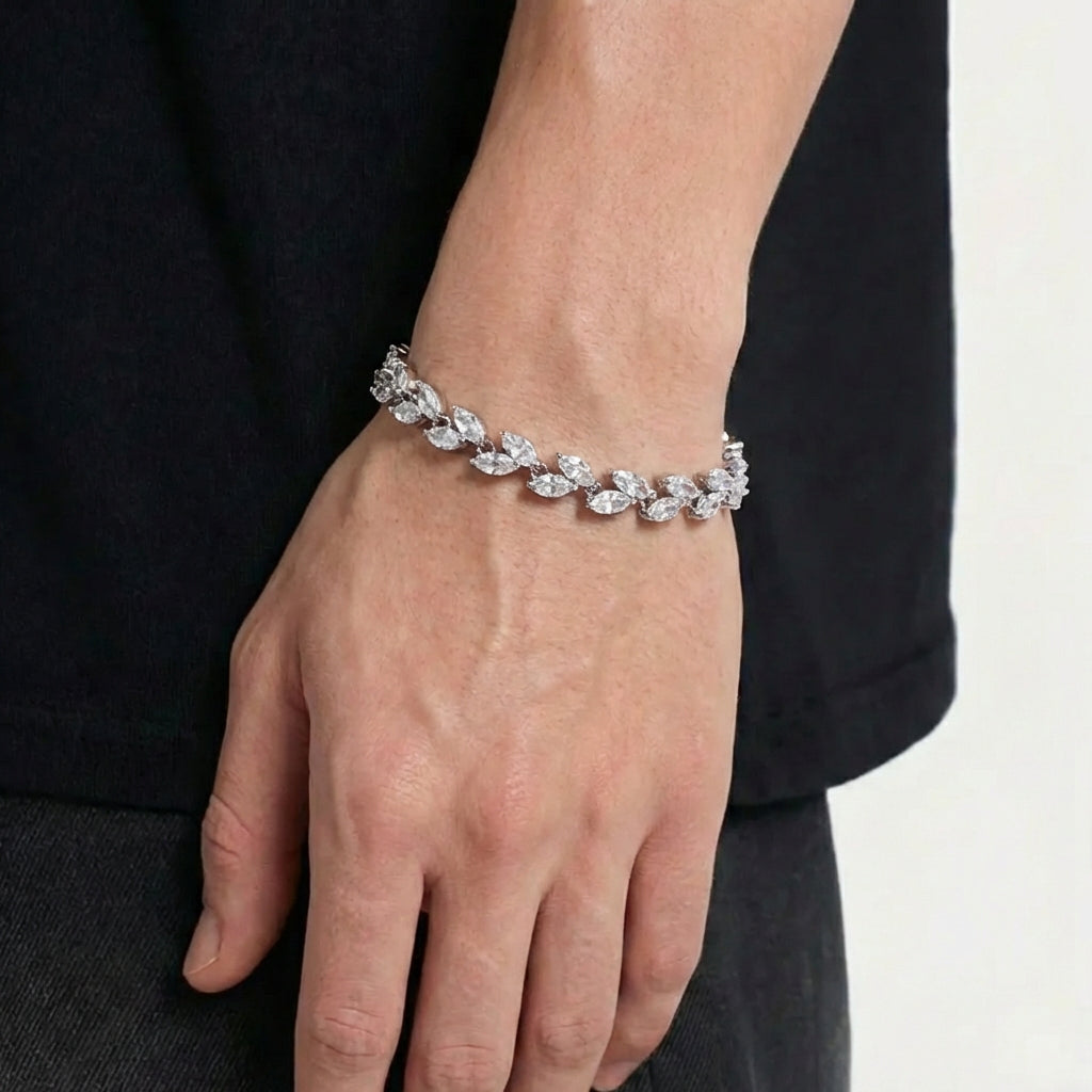 Crystal Leaf - Silver