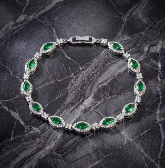 Snakes Eye Bracelet - Green