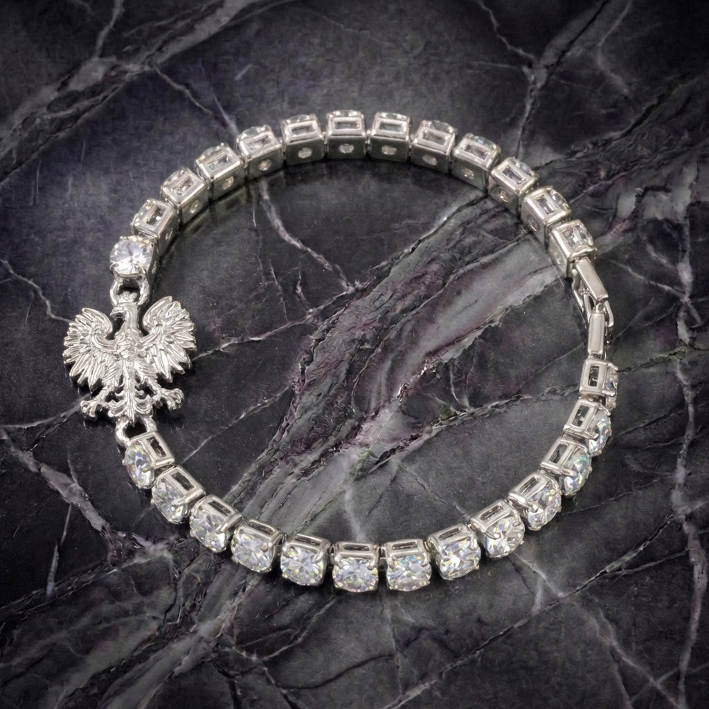 PLNDSKI Eagle Tennis Bracelet - Silver