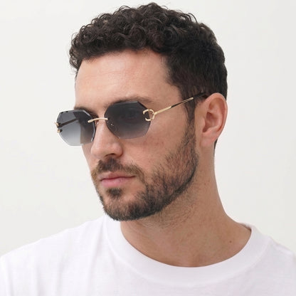 PLNDSKI Crystals Sunglasses - Black