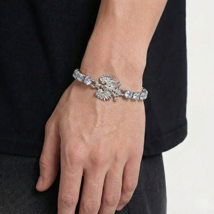 PLNDSKI Eagle Tennis Bracelet - Silver