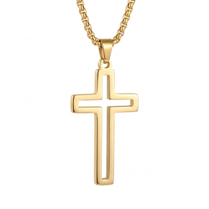 PLNDSKI Cross Necklace v4.0 -Gold