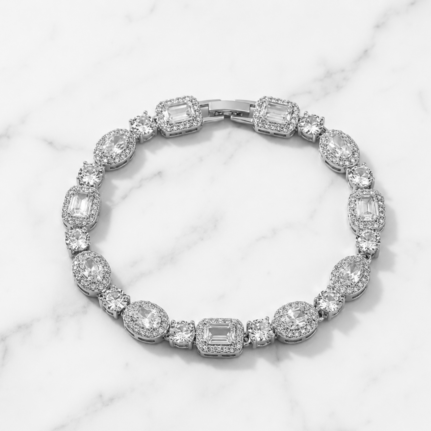 Arctic Stones Bracelet - Silver