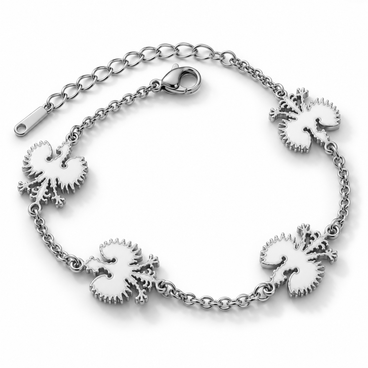 Poland Quartz Bracelet - Silver/White