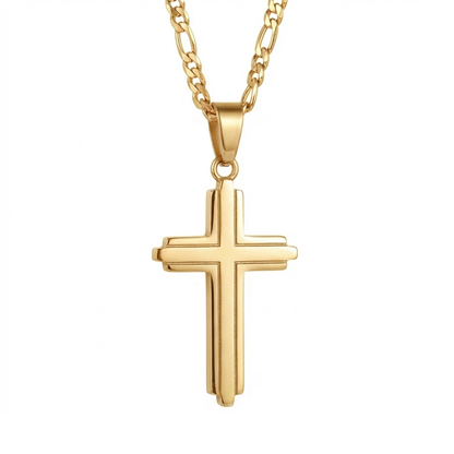 PLNDSKI Cross Necklace v2.0 - Gold